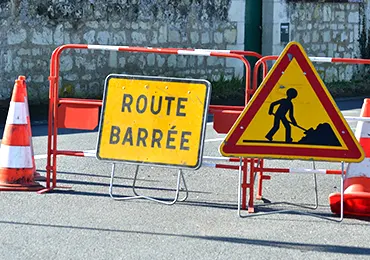 Le jaune pour les situations temporaires et arrêts